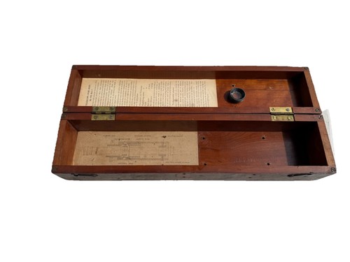 Antique box for - box, telescope