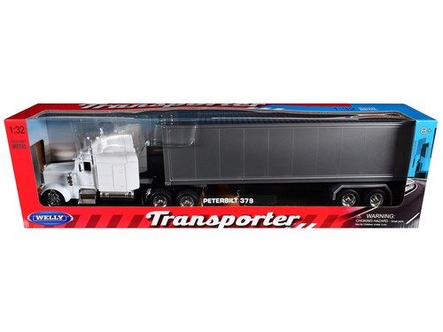 Peterbilt 379 truck white - 379,