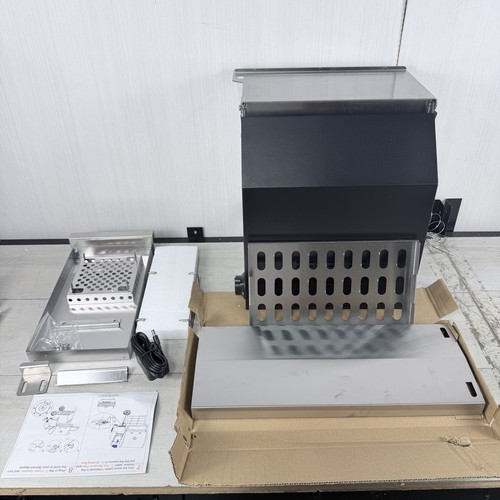 Side firebox for char griller - side,